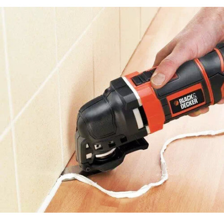 Багатофункціональний інструмент мережевий реноватор 280Вт 22000кол BLACK+DECKER MT280BA з іншого ракурсу