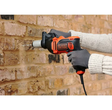Дриль ударний мережевий Black+Decker BEH850K ціна