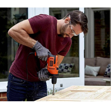Дриль ударний мережевий Black+Decker BEH850K з іншого ракурсу