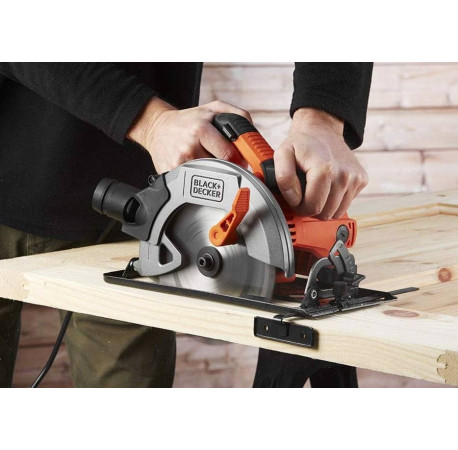 Пила дисковая сетевая 190мм 1500Вт Black+Decker CS1550 купить