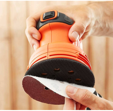 Шліфмашина ексцентрикова мережева 230Вт 125мм Black+Decker BEW210 ціна