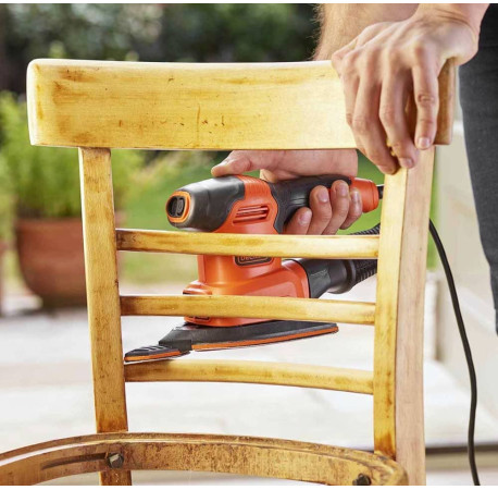 Шліфмашина вібраційна мережева 200Вт Black+Decker BEW200 у Львові