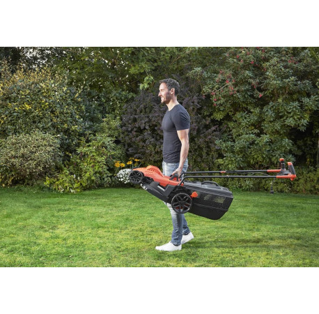 Газонокосарка електрична 1.4кВт Black+Decker BEMW461BH фото