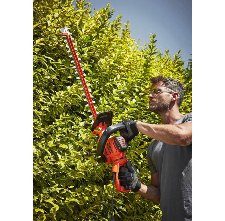 Кущоріз електричний 650Вт Black+Decker BEHTS551 з іншого ракурсу