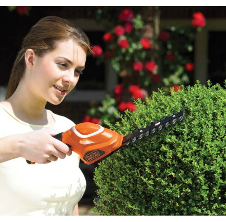 Кущоріз-ножиці акумуляторні Li-Ion 7.2B Black+Decker GSL700KIT з іншого ракурсу
