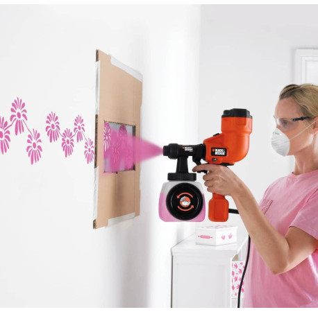 Фарбопульт електричний 400Вт 1.2л Black+Decker HVLP200 фото