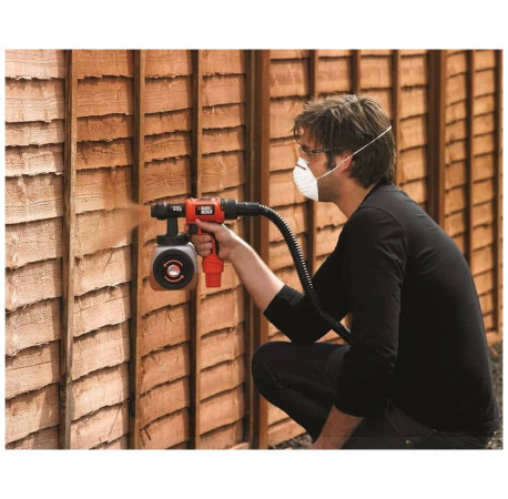 Фарбопульт електричний 350Вт 1.2л Black+Decker HVLP400 ціна