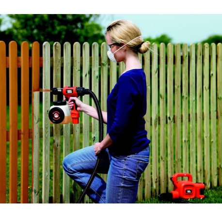 Фарбопульт електричний 350Вт 1.2л Black+Decker HVLP400 з доставкою