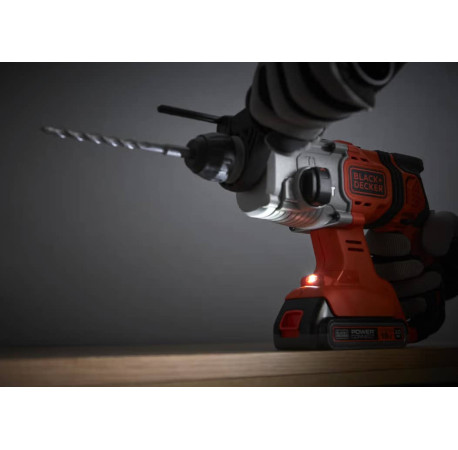 Перфоратор акумуляторний SDS-Plus Li-lon 18В 1.2Дж Black+Decker BCD900B 