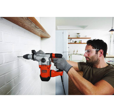 Перфоратор сетевой SDS-Plus 1250Вт 4.4Дж Black+Decker BEHS03K с доставкой