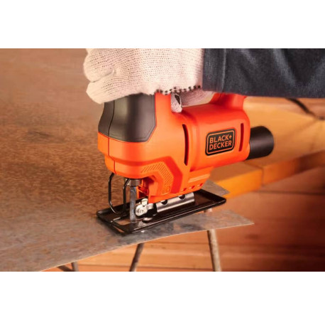 Пила лобзиковая сетевая 400Вт Black+Decker BES603 фото
