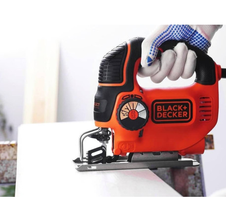 Пила лобзиковая сетевая 550Вт Black+Decker KS801SE цена