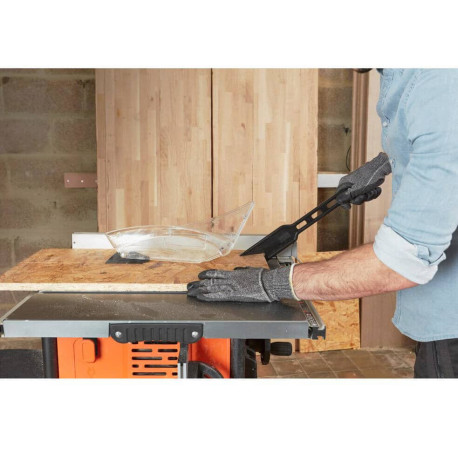 Пила циркулярная настольная сетевая 254мм 1800Вт Black+Decker BES720 с другого ракурса