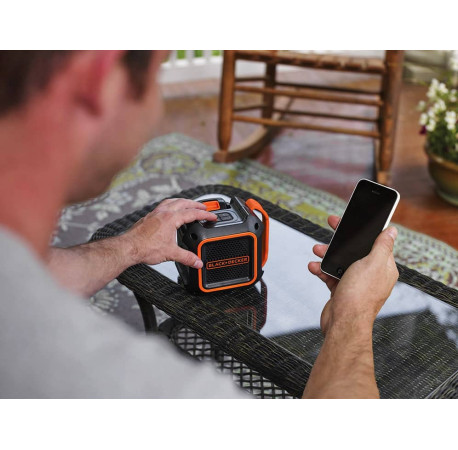 Колонка Bluetooth портативна акумуляторна Li-lon 18Вт Black+Decker BDCSP18N В Тулс ДеВолт