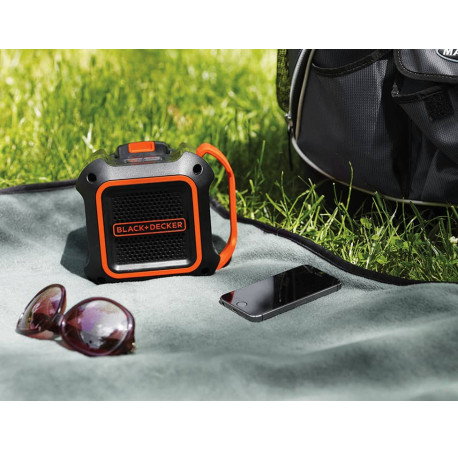 Колонка Bluetooth портативна акумуляторна Li-lon 18Вт Black+Decker BDCSP18N з доставкою