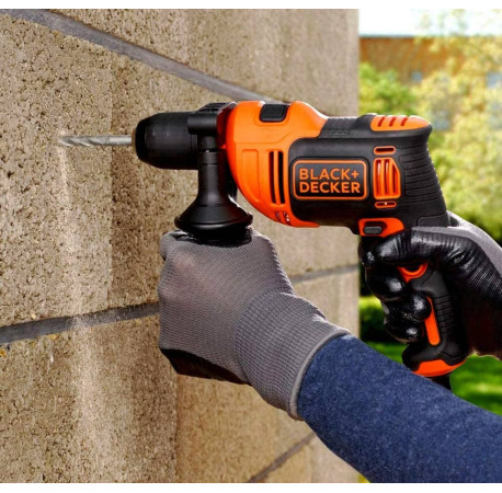 Дриль ударний мережевий Black+Decker BEH550 ціна