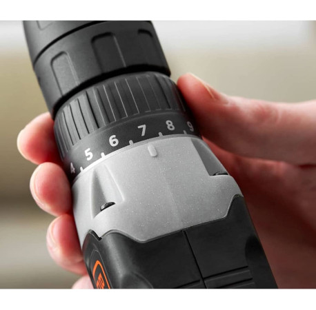 Дриль-шуруповерт акумуляторний Li-lon 18В 1.5Аг 37Нм Black+Decker BCD001C1 каталог
