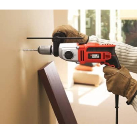 Дриль мережевий ударний 850Вт 62Нм Black+Decker KR8542K ціна