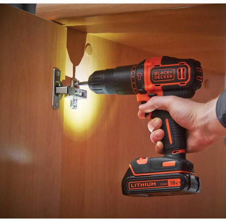 Набір з трьох акумуляторних інструментів Li-lon 18В 1.5Аг Black+Decker BCK31S1S В Тулс ДеВолт