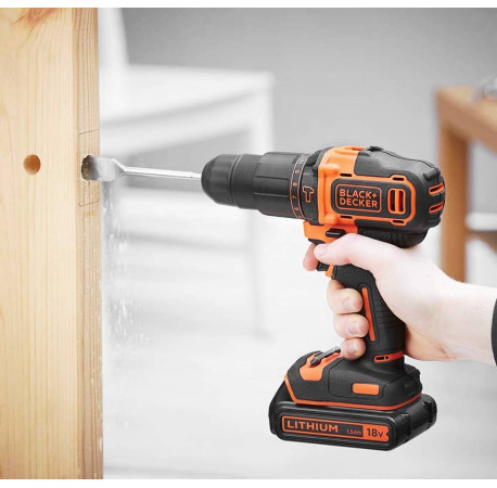 Набір з двох акумуляторних інструментів Li-lon 18В 1.5Аг Black+Decker BCK23S1S В Тулс ДеВолт