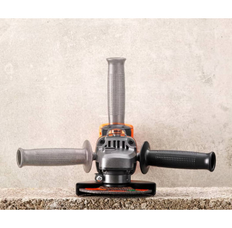 Кутова шліфмашина Болгарка акумуляторна Li-lon 18B 125мм 8600об Black+Decker BCG720N В Тулс ДеВолт
