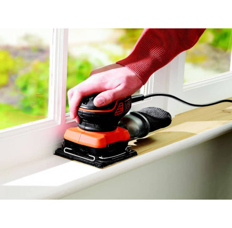 Шліфмашина вібраційна мережева 220Вт Black+Decker KA450 ціна