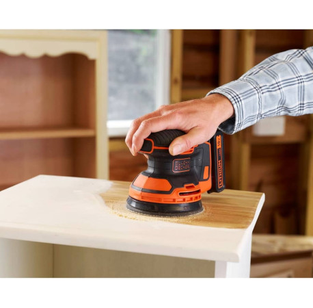 Шлифмашина эксцентриковая аккумуляторная Li-Ion 18В 125мм Black+Decker BDCROS18N с доставкой