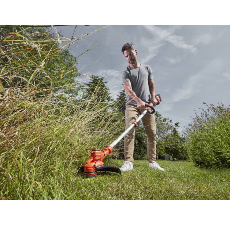 Тример акумуляторний 33см Li-lon 36В 2.5Аг Black+Decker BCSTA536L1 з іншого ракурсу