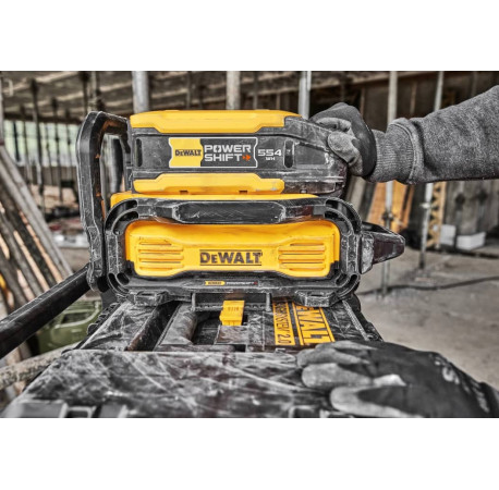 Акумуляторна батарея POWERSHIFT Li-Ion 55.4B 10Аг DeWALT DCBPS0554 з іншого ракурсу