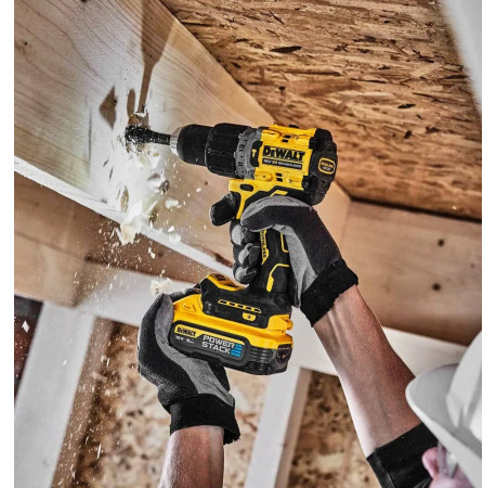 Дриль-шуруповерт акумуляторний ударний DeWALT DCD805H2T з іншого ракурсу