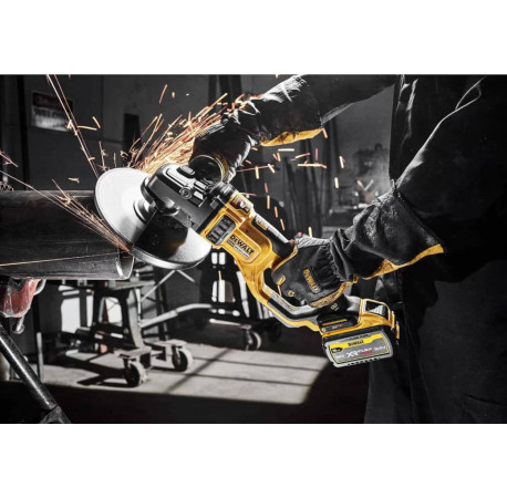 Кутова шліфмашина Болгарка акумуляторна XR Flexvolt Li-lon 54B 230мм 6000об DeWALT DCG460N В Тулс ДеВолт