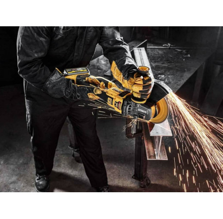 Кутова шліфмашина Болгарка акумуляторна XR Flexvolt Li-lon 54B 230мм 6000об DeWALT DCG460N з доставкою