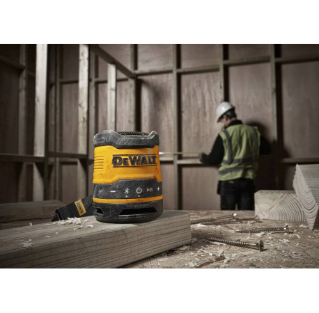 Колонка Bluetooth портативная аккумуляторная USB-C 5Вт 89дБ DeWALT DCR009 в Тулс ДеВолт