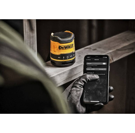 Колонка Bluetooth портативная аккумуляторная USB-C 5Вт 89дБ DeWALT DCR009 каталог