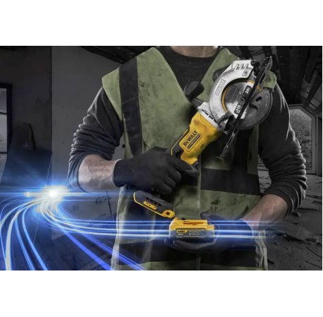 Пила дискова акумуляторна 115мм XR Li-lon 18В 1.7Аг DeWALT DCS571E1T з доставкою