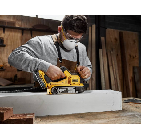 Шліфмашина стрічкова акумуляторна XR Li-lon 18В DeWALT DCW220NT каталог