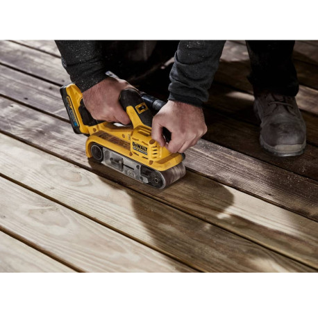 Шліфмашина стрічкова акумуляторна XR Li-lon 18В DeWALT DCW220NT фото