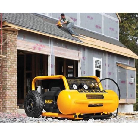 Компресор повітряний безмасляний 1.8кВт 17л DeWALT DPC17PS з іншого ракурсу