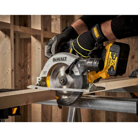 Пила дискова акумуляторна XR Li-lon 18B 5Аг 165мм DeWALT DCS565S2T вартість