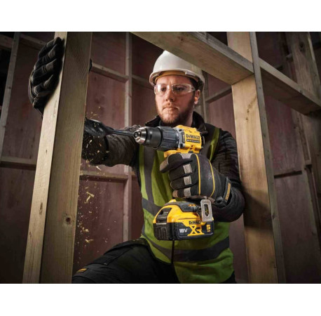 Дриль-шуруповерт акумуляторний ударний XR Li-lon 18В 74Нм DeWALT DCD799NT фото