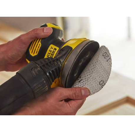 Шліфмашина ексцентрикова акумуляторна Li-Ion 18В 125мм Stanley Fatmax SFMCW220B в магазині Tools DeWalt