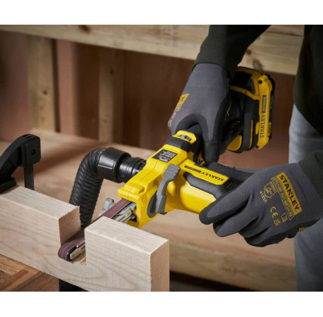 Шлифмашина ленточная напильник аккумуляторная Li-Ion 18В Stanley Fatmax SFMCE210B с доставкой