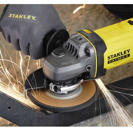 Кутова шліфмашина Болгарка акумуляторна Li-lon 18B 125мм 8500об Stanley Fatmax SFMCG400B вартість