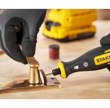 Міні-прямошліфувальна машина акумуляторна Li-Ion 18В 34000об Stanley Fatmax SFMCE030B 
