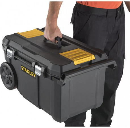 Ящик великого обʼєму з колесами ESSENTIAL CHEST 665x404x344 мм STANLEY STST1-80150 з доставкою