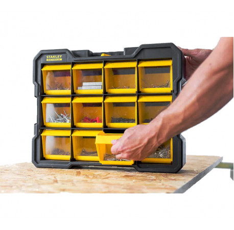 Органайзер FATMAX® профессиональный с 12-ю съемными отделениями STANLEY FMST81077-1 с доставкой