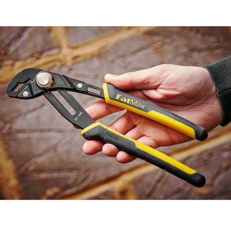 Пасатижі FatMax Groove Joint переставні сантехнічні 250 мм Stanley 0-84-648 з доставкою