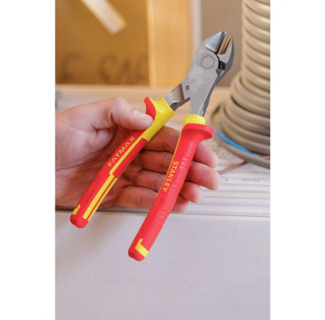 Кусачки диэлектрические MaxSteel VDE 1000V диагональные 160 мм Stanley 0-84-009 цена
