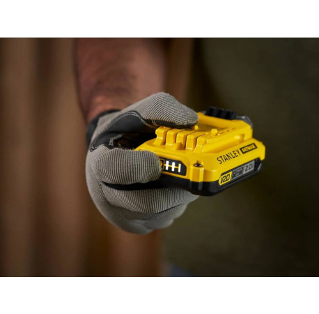 Акумуляторна батарея Li-Ion 18В 2Аг STANLEY Fatmax SFMCB202 В Тулс ДеВолт