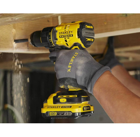 Дрель-шуруповерт аккумуляторный Li-lon 18В 80Нм STANLEY Fatmax SFMCD720B стоимость